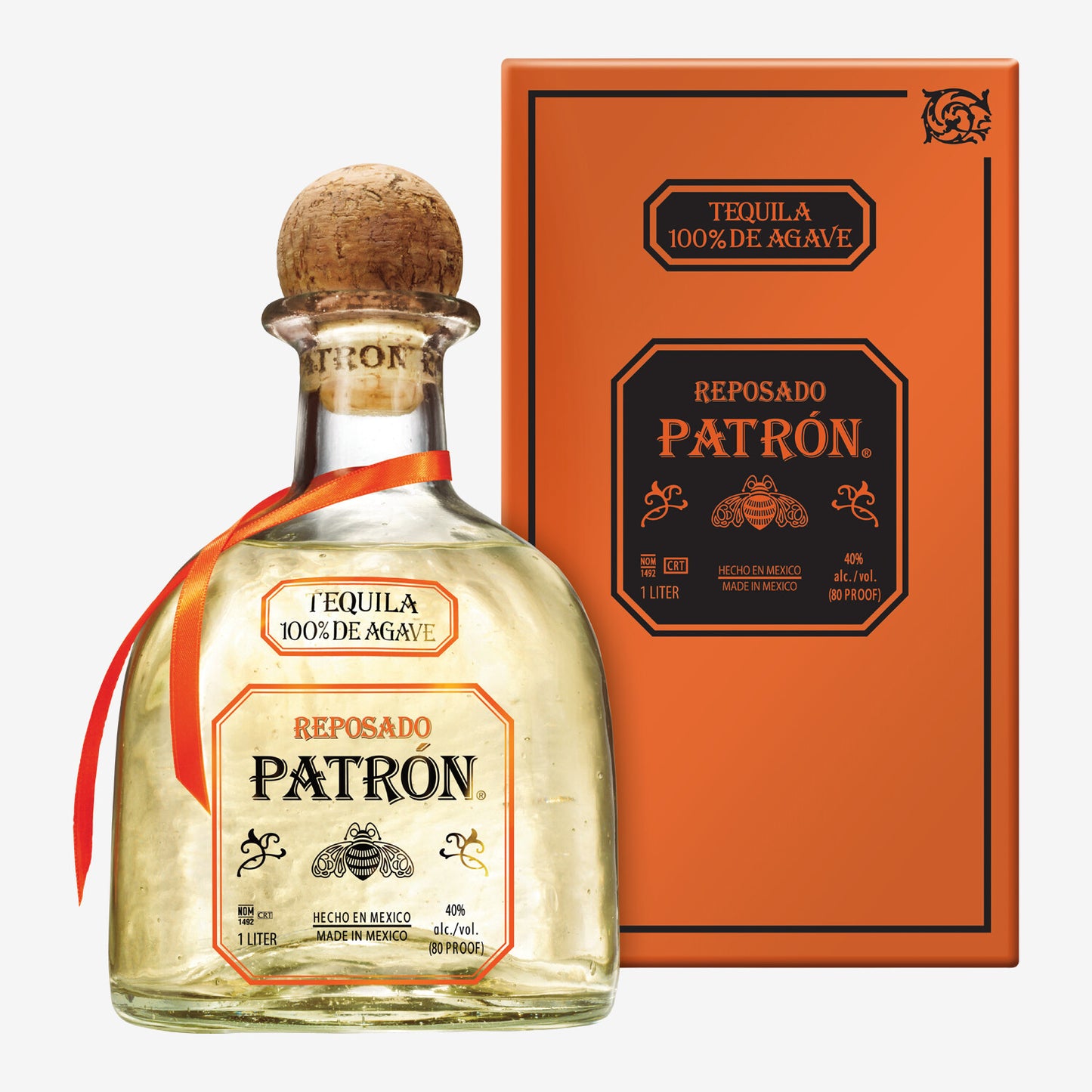 Patron Reposado 40° 1L + GBX (6 bottles)