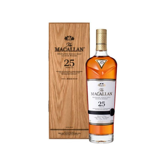 Macallan 25 YO Sherry Oak 2023 + Estuche (3 botellas)