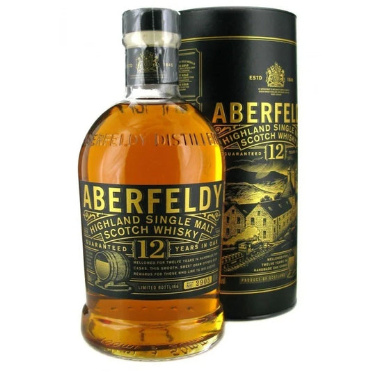 Aberfeldy 12 Years 40° 70 cl + GBX (6 botellas)