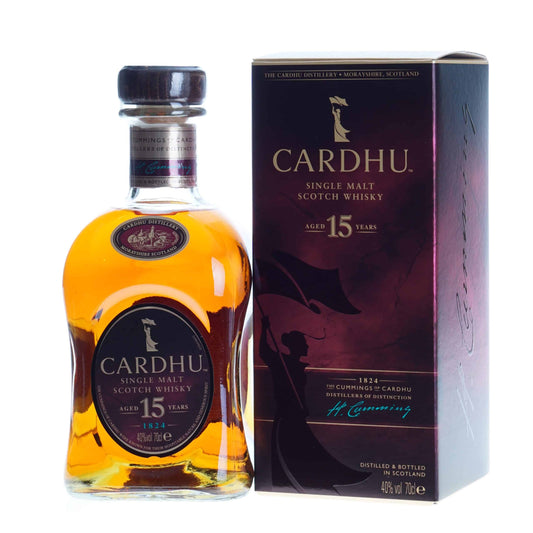 Cardhu 15 Years 40° 70 cl + GBX (6 botellas)