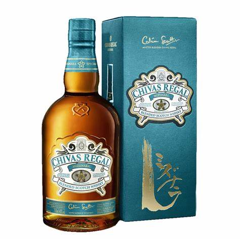 Chivas Regal Mizunara 40° 70 cl + GBX (12 botellas)