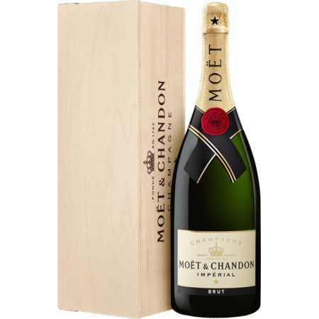 Moët & Chandon Impérial Brut Jeroboam 3L + Caja de Madera