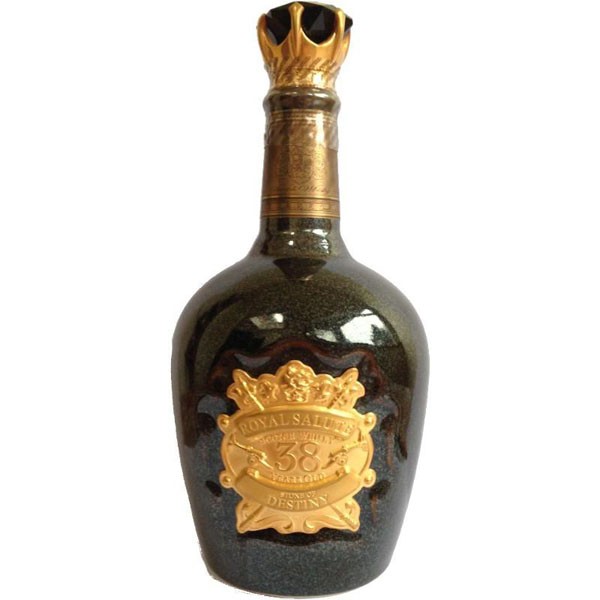 Chivas Regal Royal Salute 38 Years Stone of Destiny 40° 50 cl + GBX (6 botellas)