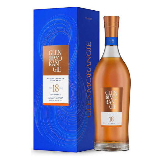 Glenmorangie The Infinita 18 Years 43° 70 cl + GBX (6 botellas)