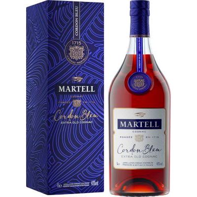 Martell Cordon Bleu 40º 1L + GBX (12 botellas)