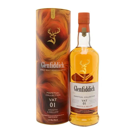 Glenfiddich Perpetual Collection VAT N°1 40° 1 L + GBX (12 botellas)