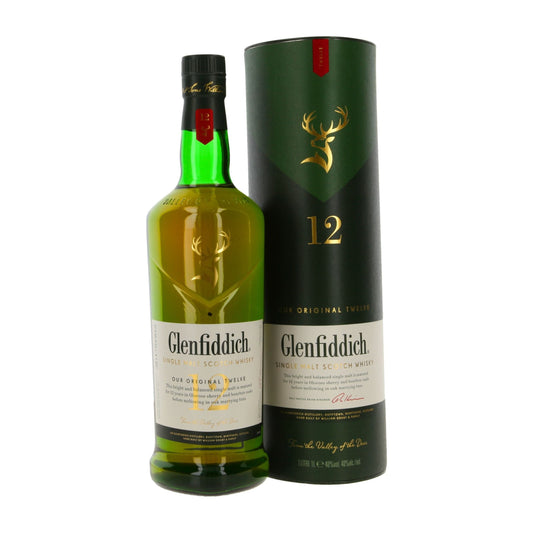 Glenfiddich 12 Years 40° 1 L + GBX (6 botellas)