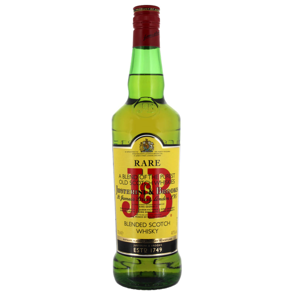 J&B Rare 40° 70 cl (6 botellas)