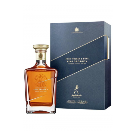 Johnnie Walker Blue Label King Georges V 43° 70 cl + Estuche (Una botella)