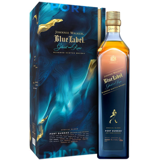 Johnnie Walker Blue Label Ghost and Rare Batch III Glenury Royal 43.8° 1L + Estuche (3 botellas)