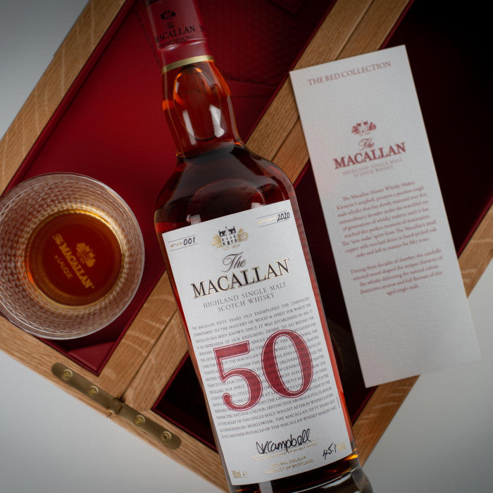 Macallan Red Collection 50 Años 0,7L 45,1° (una botella)
