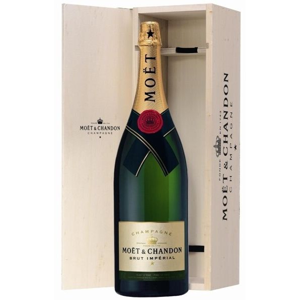 Moët & Chandon Impérial Brut Balthazar 12L + Caja de Madera