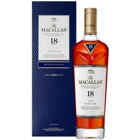 Macallan 18 YO Double Cask Whisky 43º 70cl + Estuche (6 botellas)