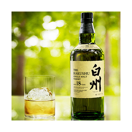Hakushu 18 Years 43° 70 cl + GBX (6 bottles)
